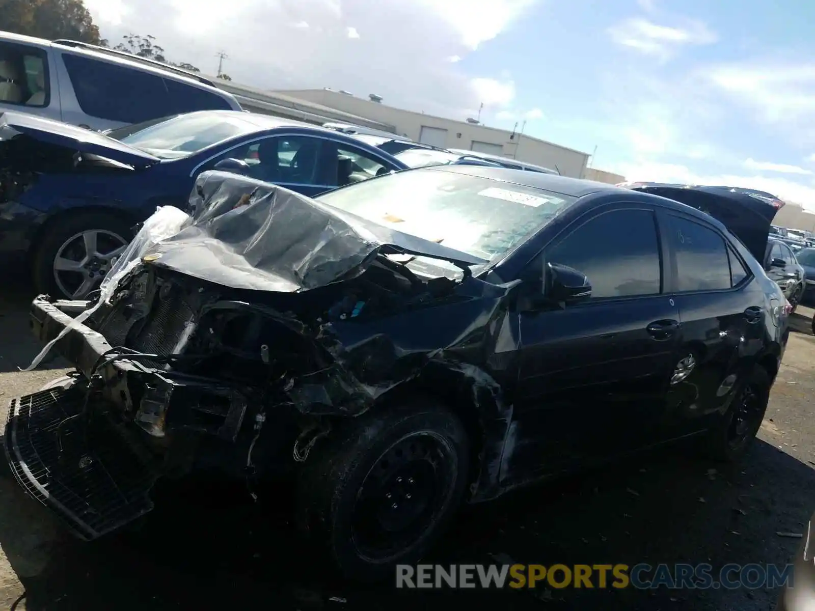 2 Photograph of a damaged car 2T1BURHE4KC232496 TOYOTA COROLLA 2019