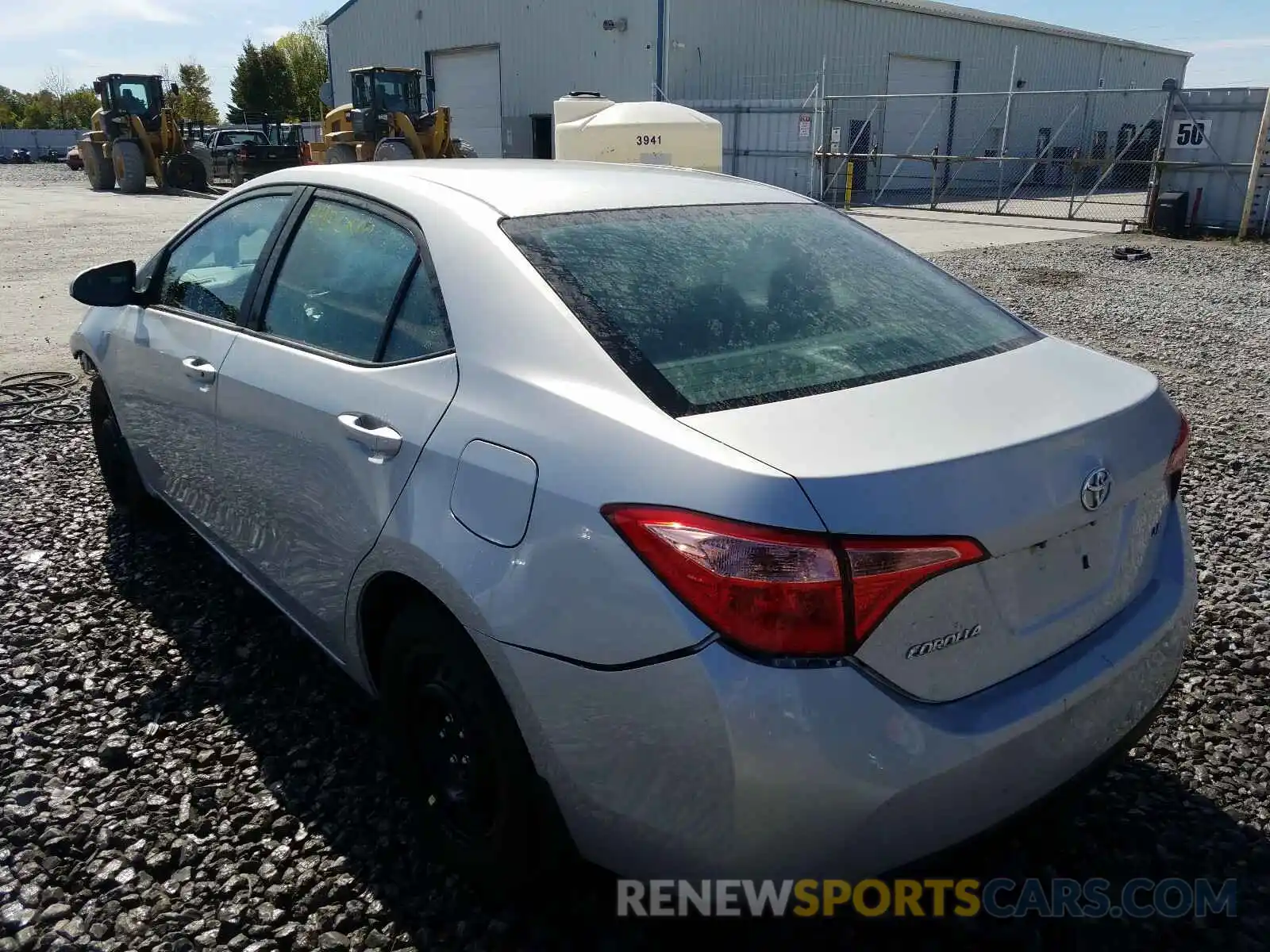 3 Photograph of a damaged car 2T1BURHE4KC232742 TOYOTA COROLLA 2019