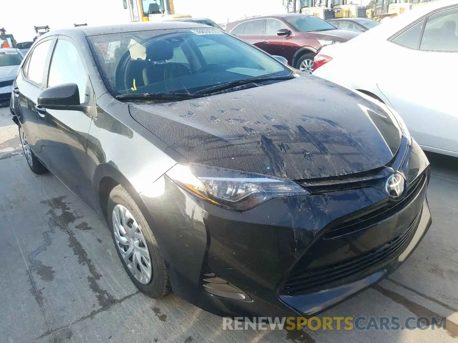 1 Photograph of a damaged car 2T1BURHE4KC233373 TOYOTA COROLLA 2019