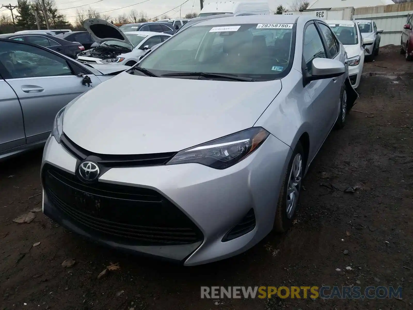 2 Photograph of a damaged car 2T1BURHE4KC233521 TOYOTA COROLLA 2019