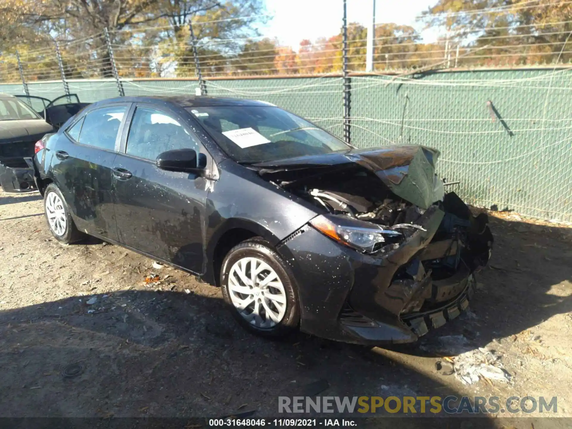 1 Photograph of a damaged car 2T1BURHE4KC233695 TOYOTA COROLLA 2019