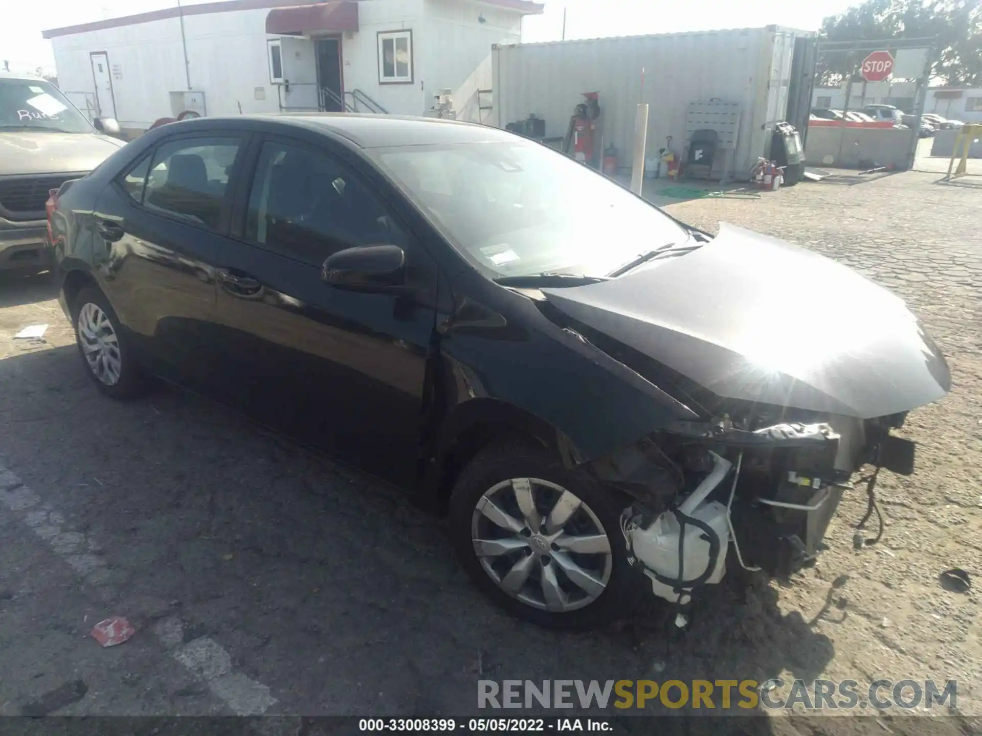 1 Photograph of a damaged car 2T1BURHE4KC233972 TOYOTA COROLLA 2019