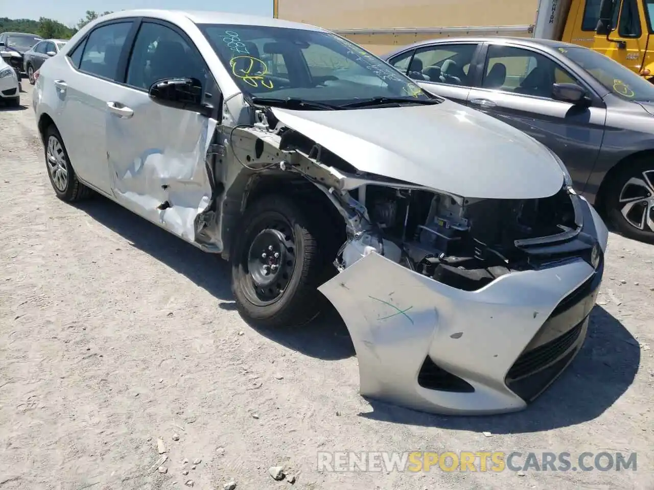 1 Photograph of a damaged car 2T1BURHE4KC234040 TOYOTA COROLLA 2019