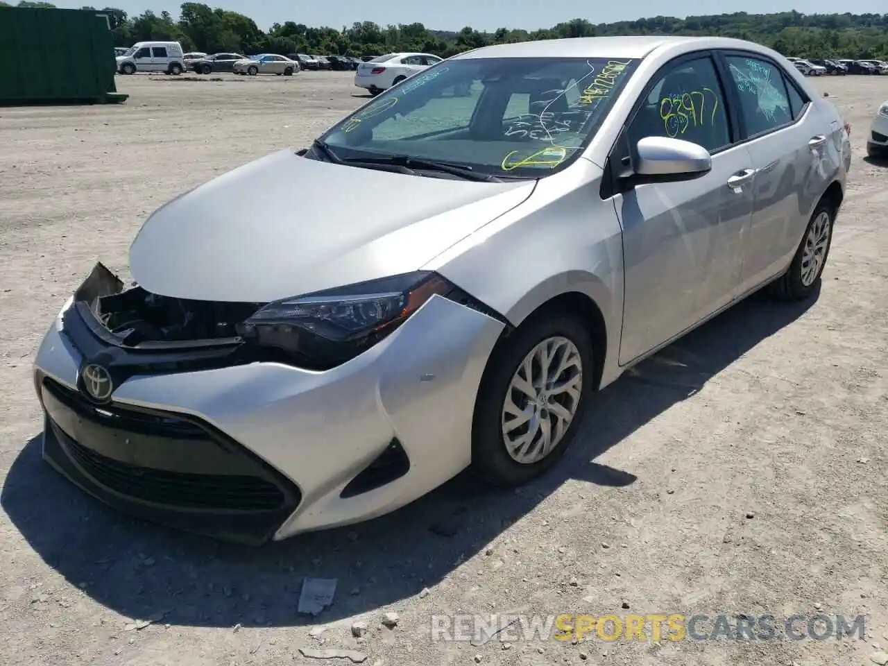 2 Photograph of a damaged car 2T1BURHE4KC234040 TOYOTA COROLLA 2019