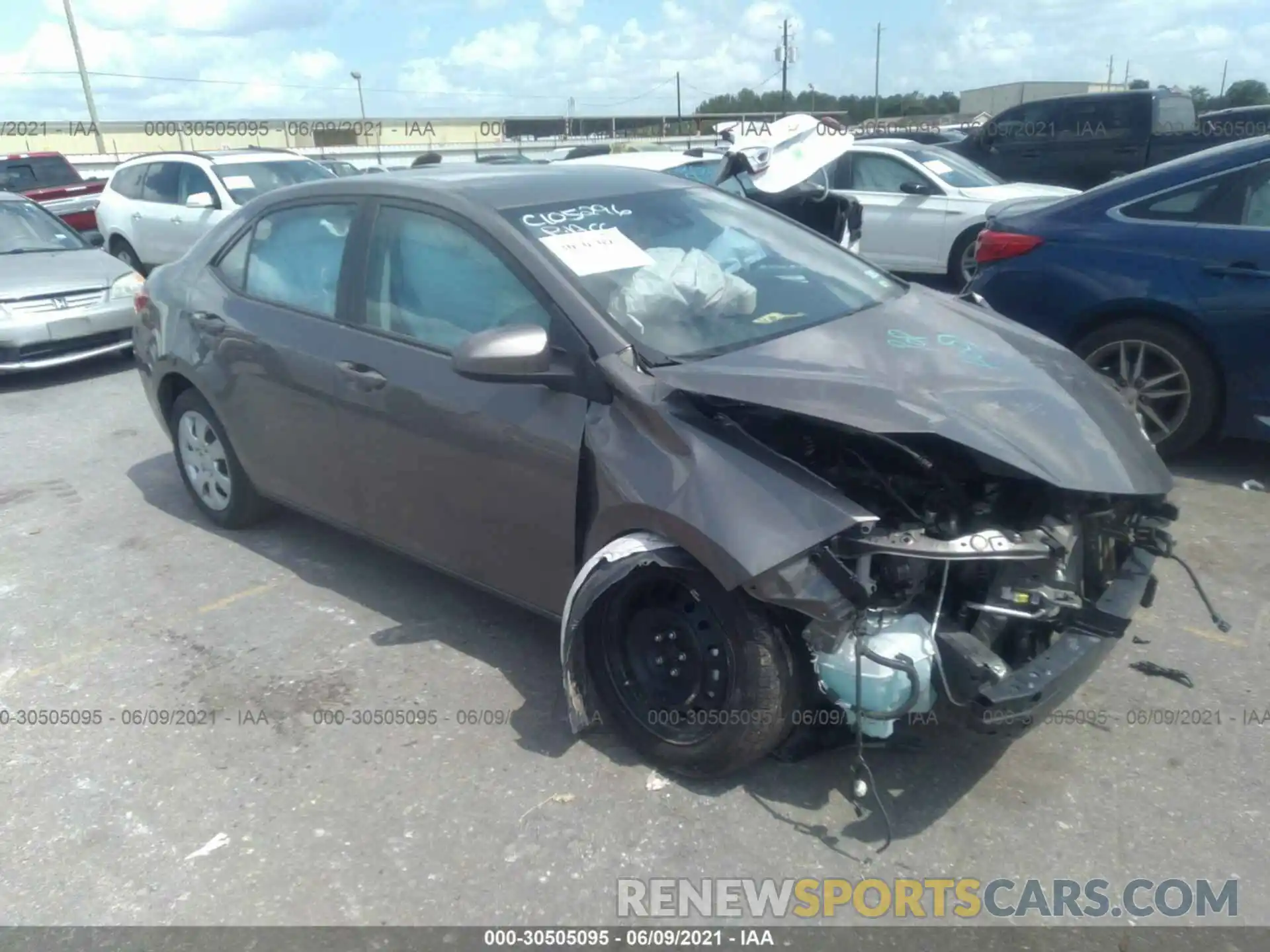 1 Photograph of a damaged car 2T1BURHE4KC234622 TOYOTA COROLLA 2019