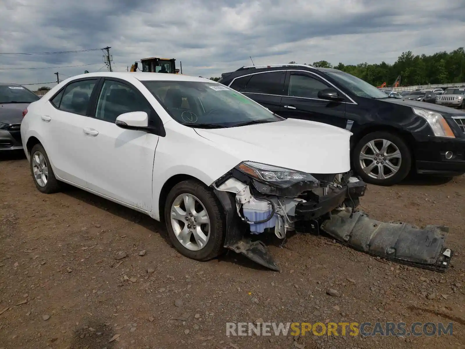 1 Photograph of a damaged car 2T1BURHE4KC234653 TOYOTA COROLLA 2019