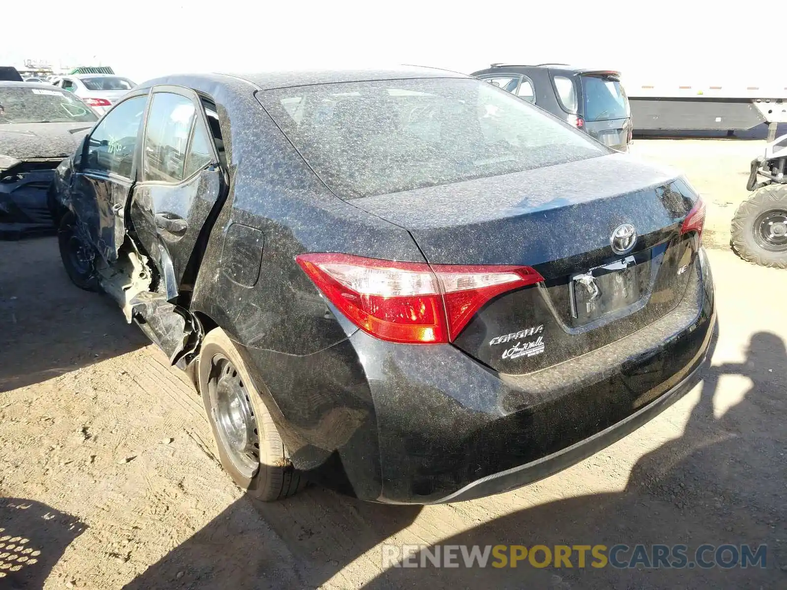 3 Photograph of a damaged car 2T1BURHE4KC234801 TOYOTA COROLLA 2019