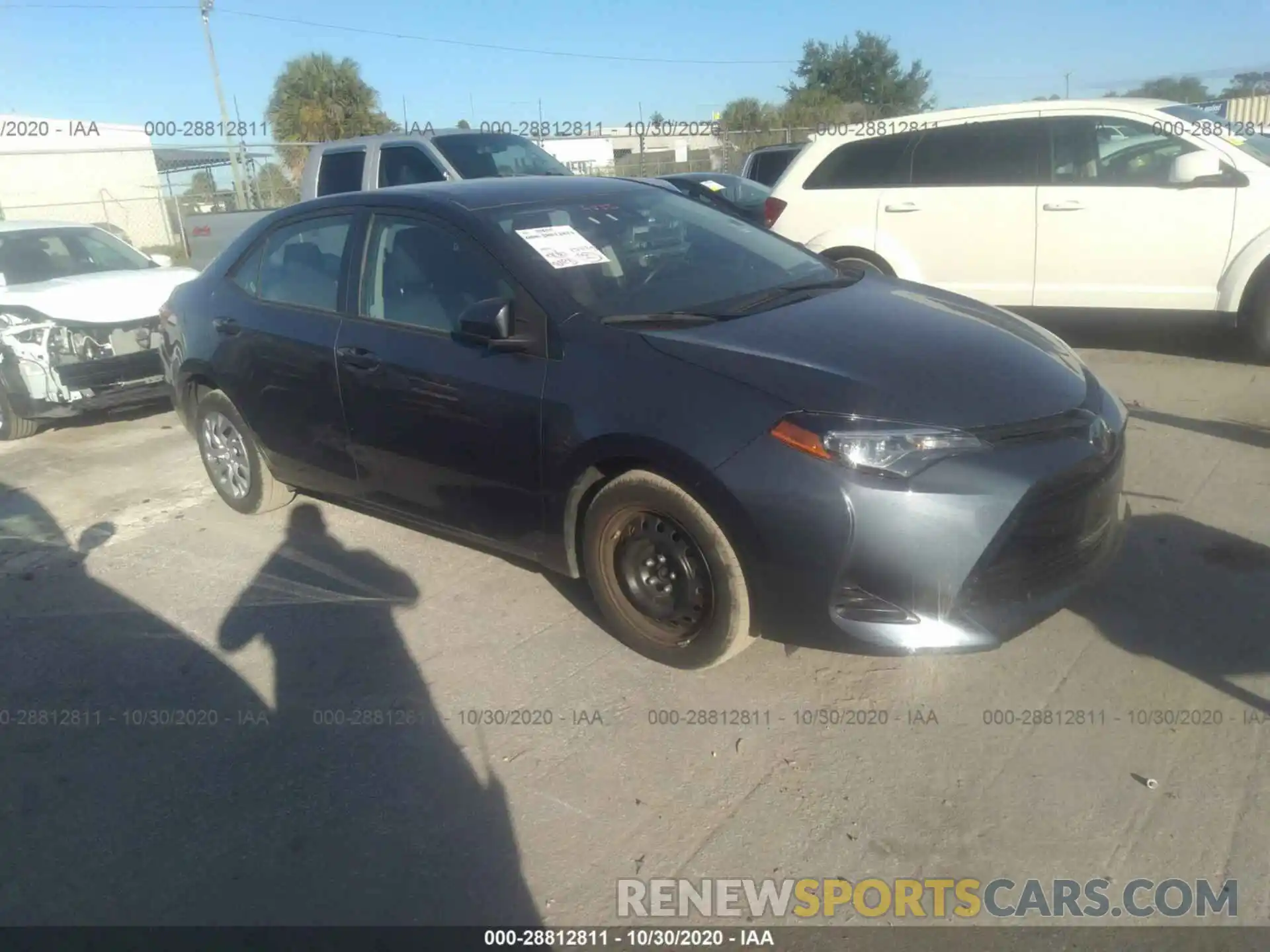 1 Photograph of a damaged car 2T1BURHE4KC235057 TOYOTA COROLLA 2019