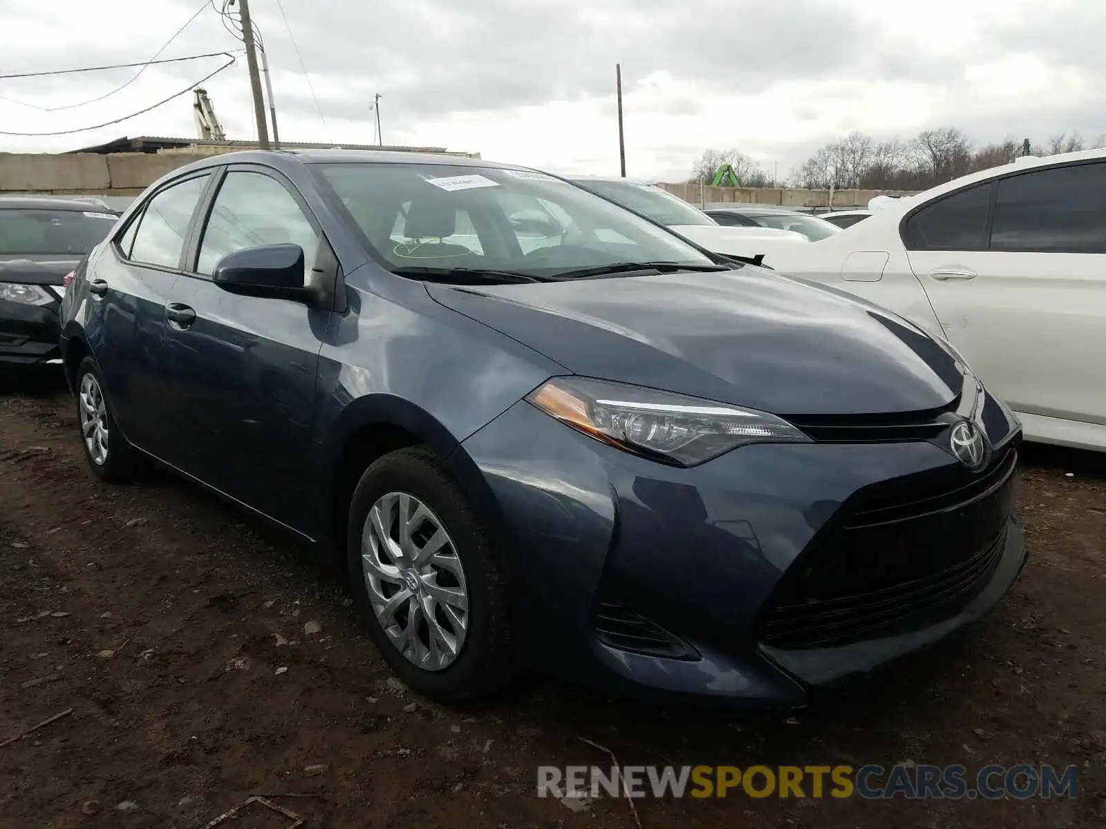 1 Photograph of a damaged car 2T1BURHE4KC235415 TOYOTA COROLLA 2019