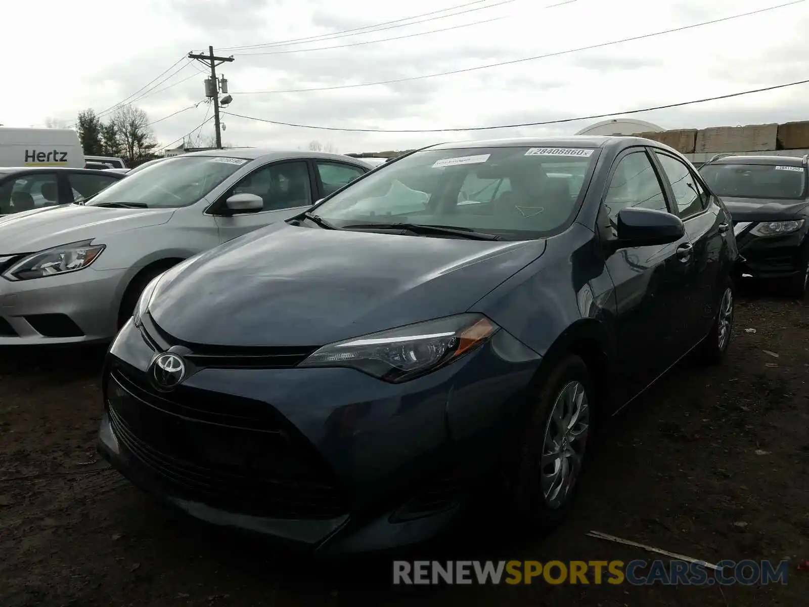 2 Photograph of a damaged car 2T1BURHE4KC235415 TOYOTA COROLLA 2019