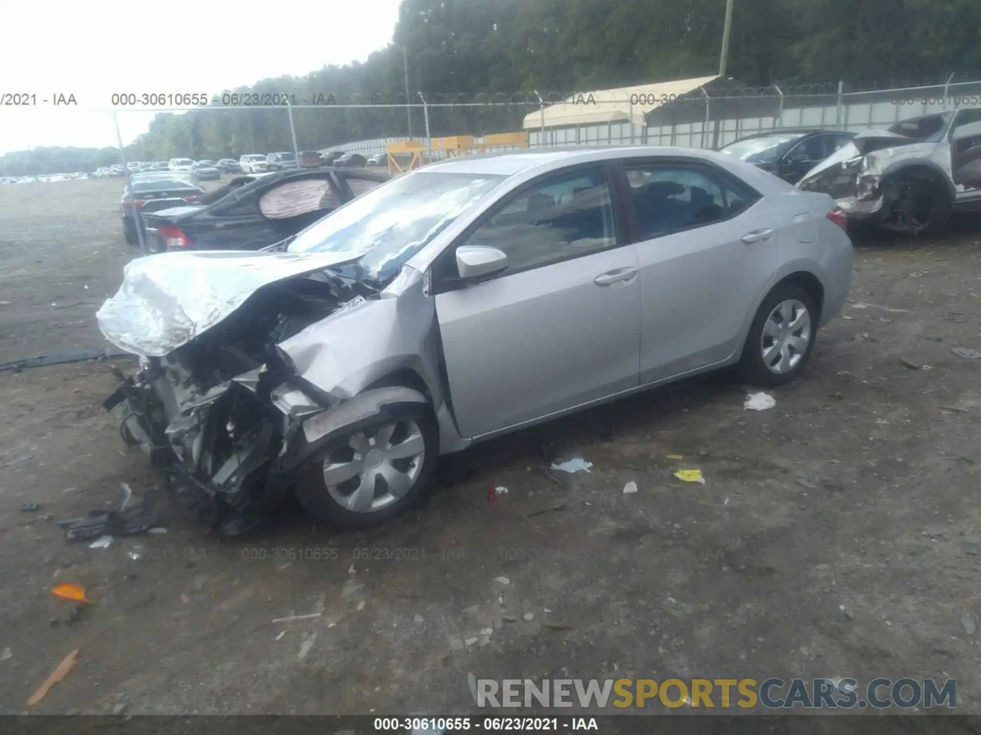 2 Photograph of a damaged car 2T1BURHE4KC235768 TOYOTA COROLLA 2019