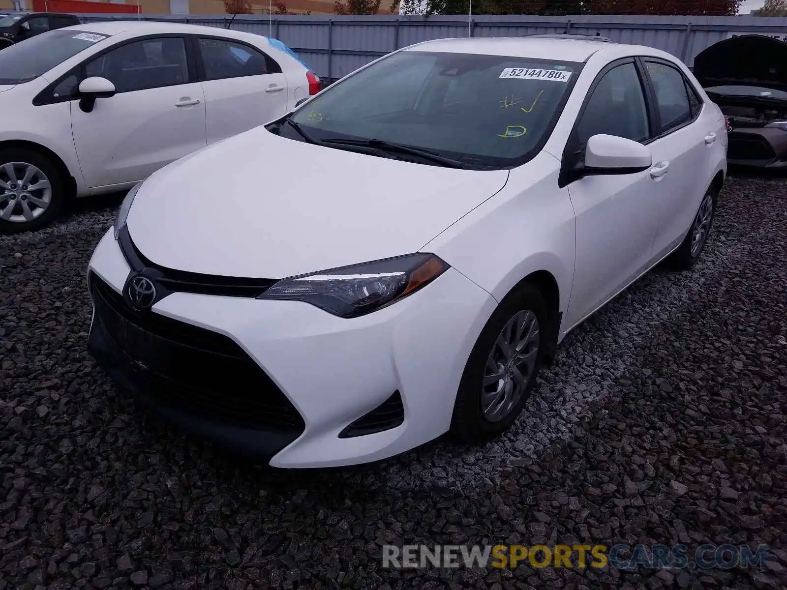 2 Photograph of a damaged car 2T1BURHE4KC235902 TOYOTA COROLLA 2019