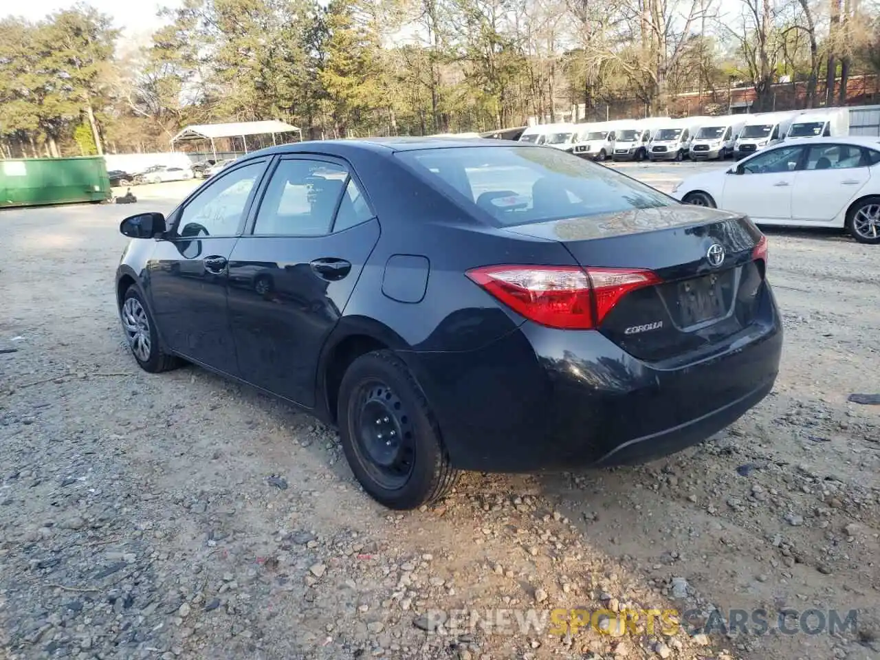 3 Photograph of a damaged car 2T1BURHE4KC236113 TOYOTA COROLLA 2019