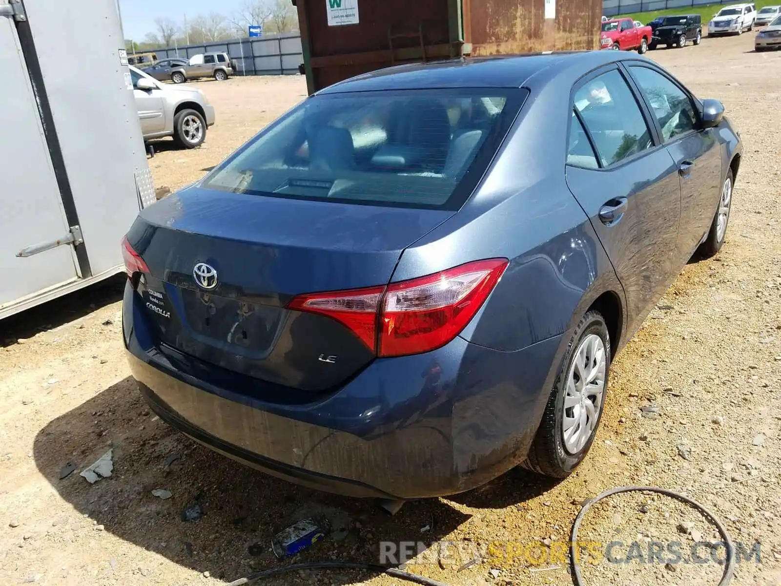 4 Photograph of a damaged car 2T1BURHE4KC236404 TOYOTA COROLLA 2019