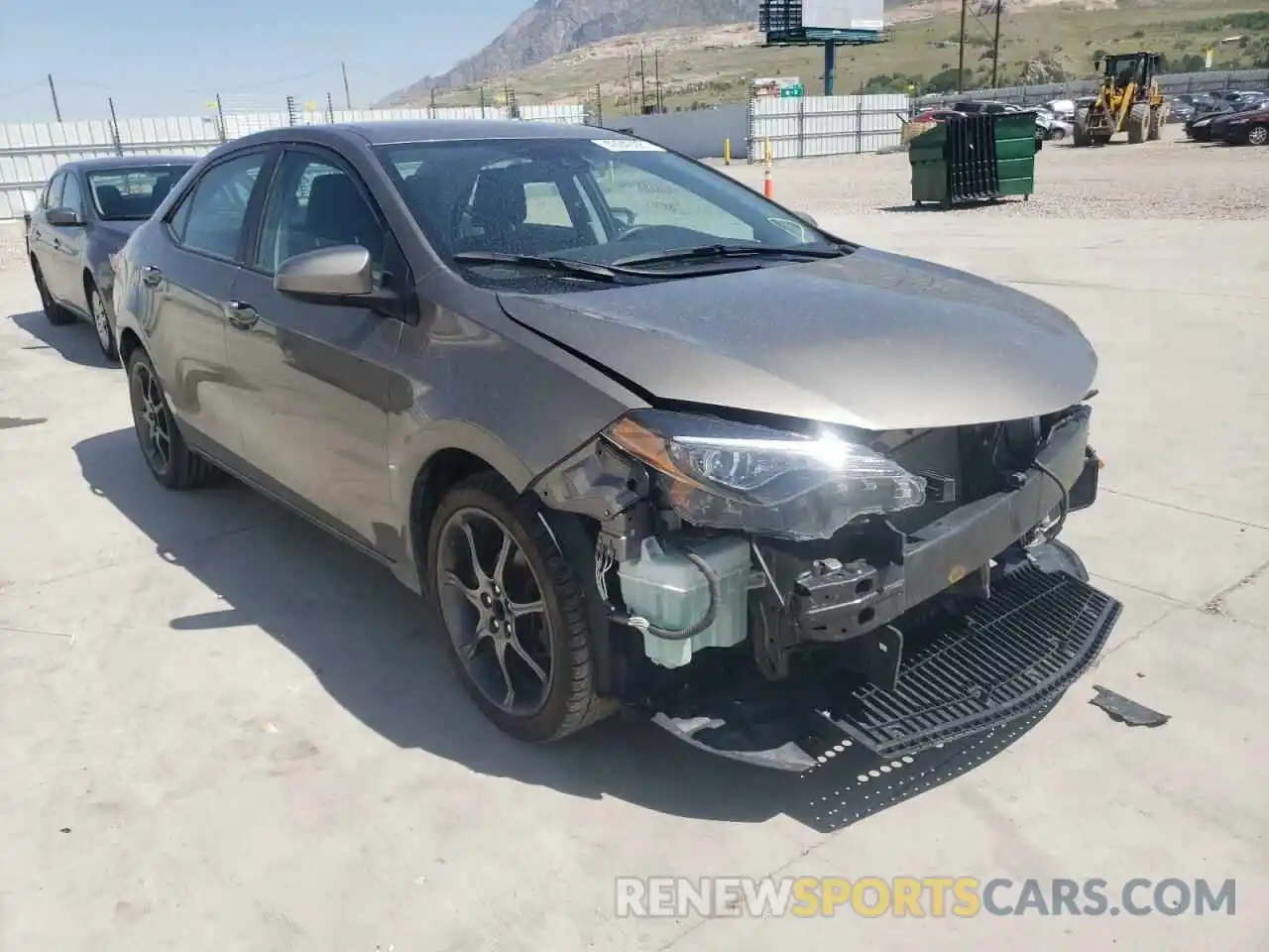 1 Photograph of a damaged car 2T1BURHE4KC236760 TOYOTA COROLLA 2019