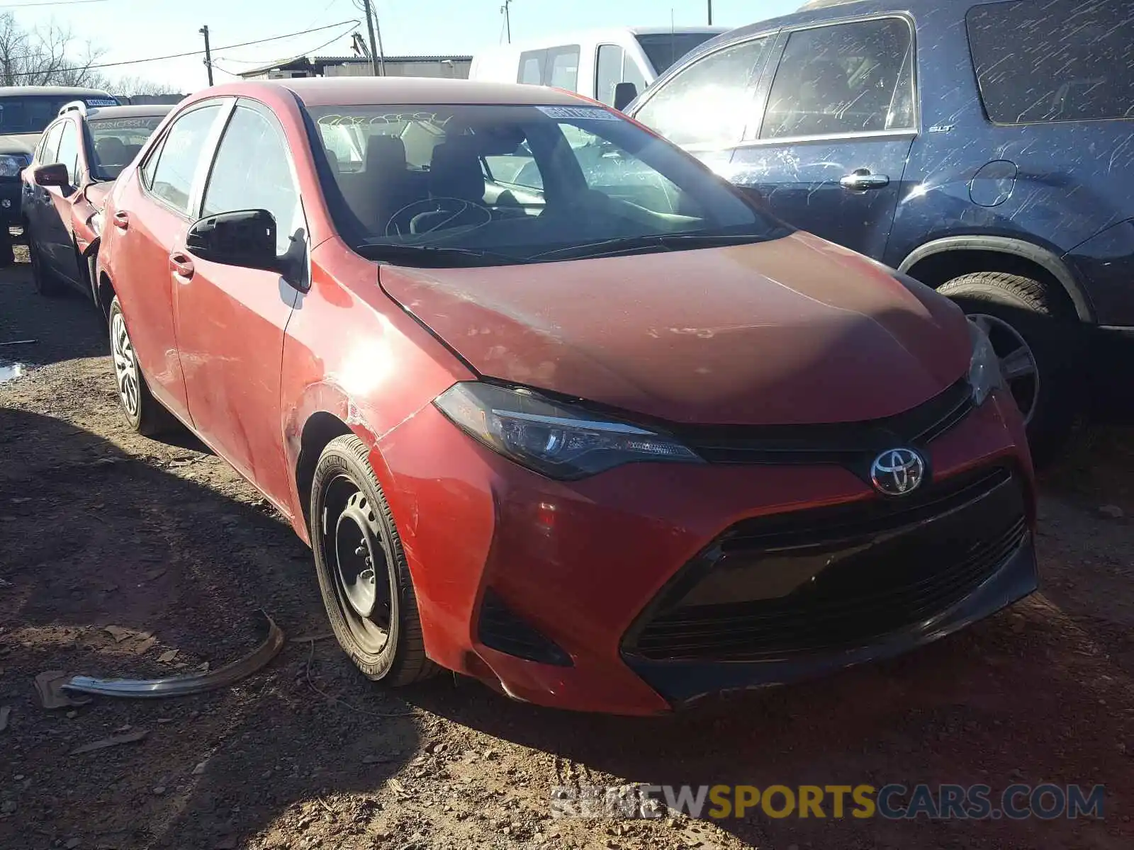 1 Photograph of a damaged car 2T1BURHE4KC237388 TOYOTA COROLLA 2019