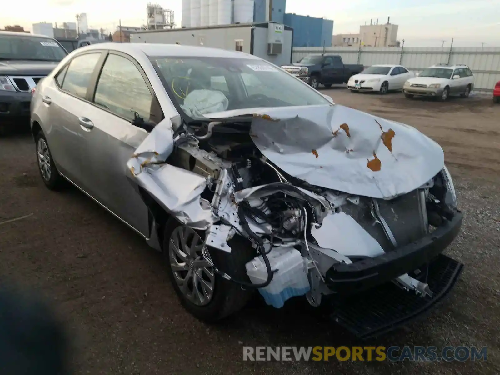 1 Photograph of a damaged car 2T1BURHE4KC237438 TOYOTA COROLLA 2019