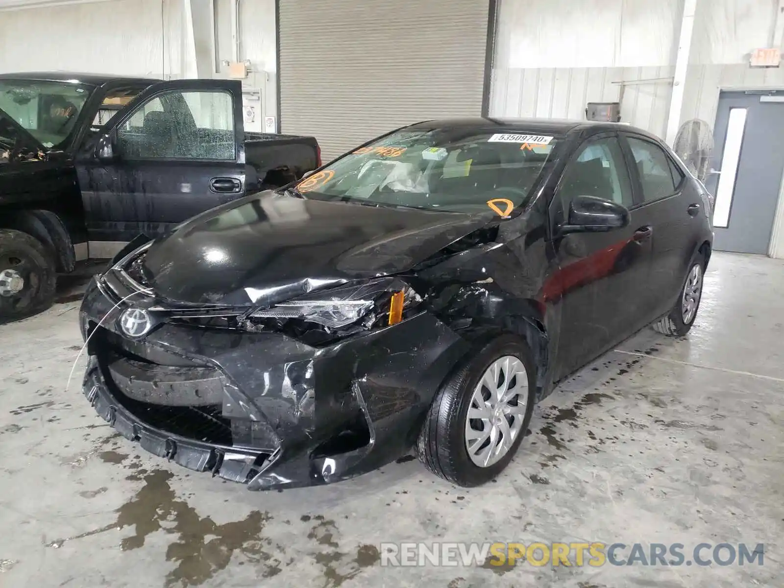 2 Photograph of a damaged car 2T1BURHE4KC237486 TOYOTA COROLLA 2019