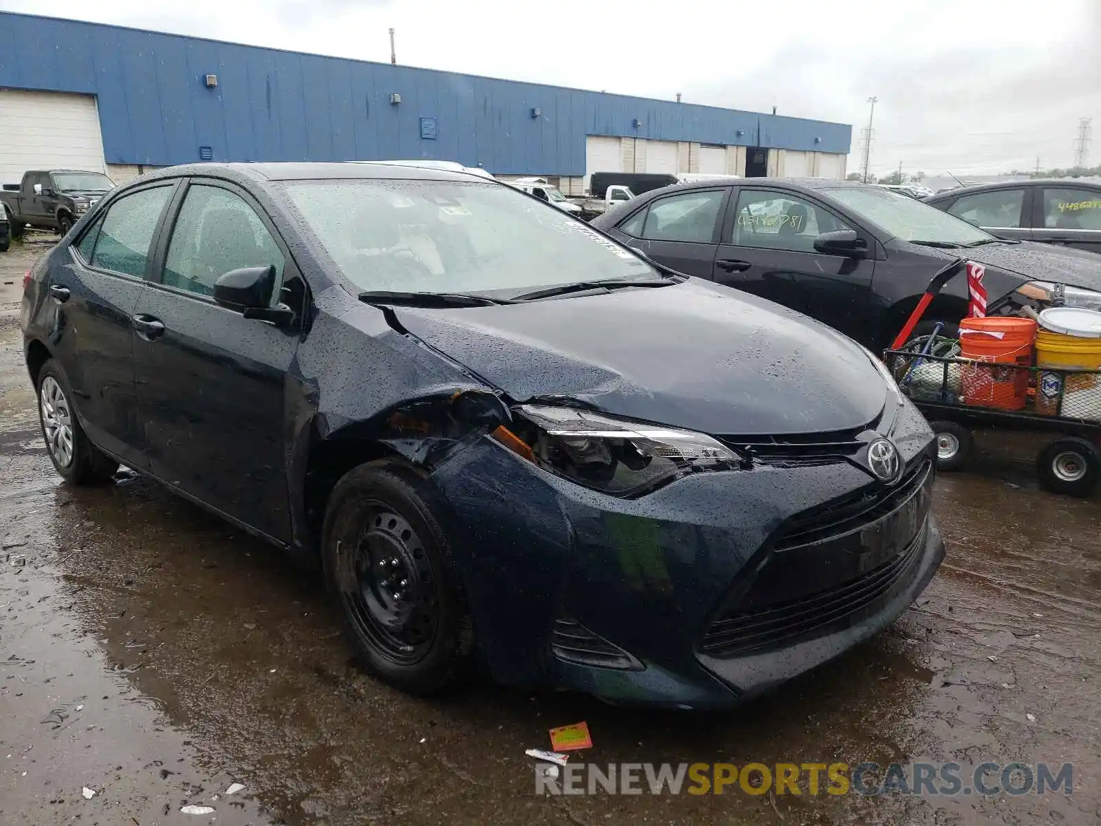 1 Photograph of a damaged car 2T1BURHE4KC237990 TOYOTA COROLLA 2019