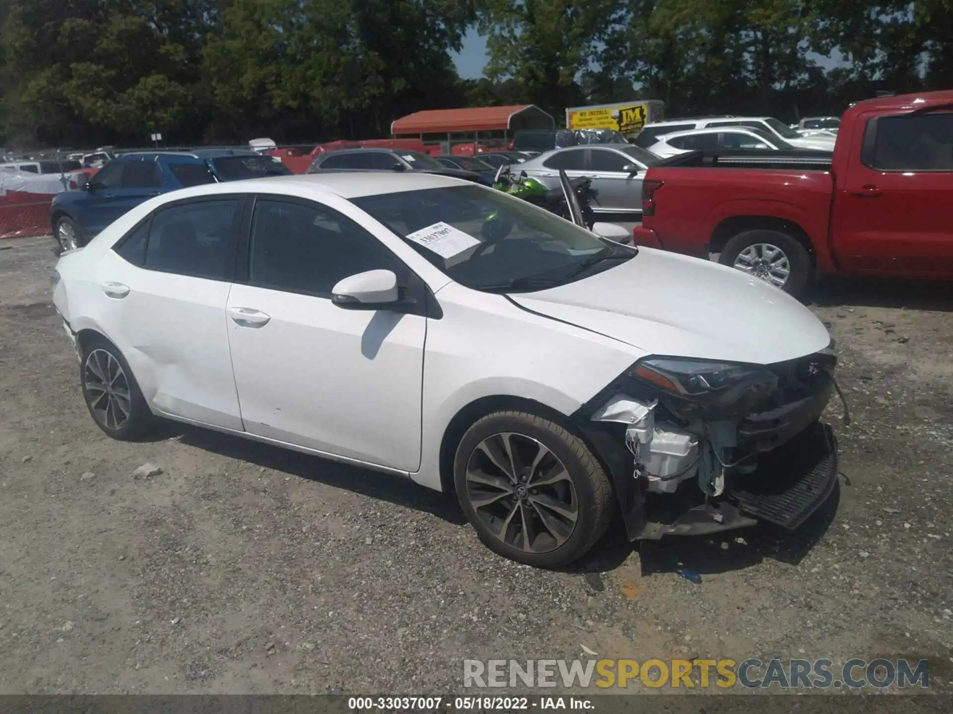 1 Photograph of a damaged car 2T1BURHE4KC238038 TOYOTA COROLLA 2019