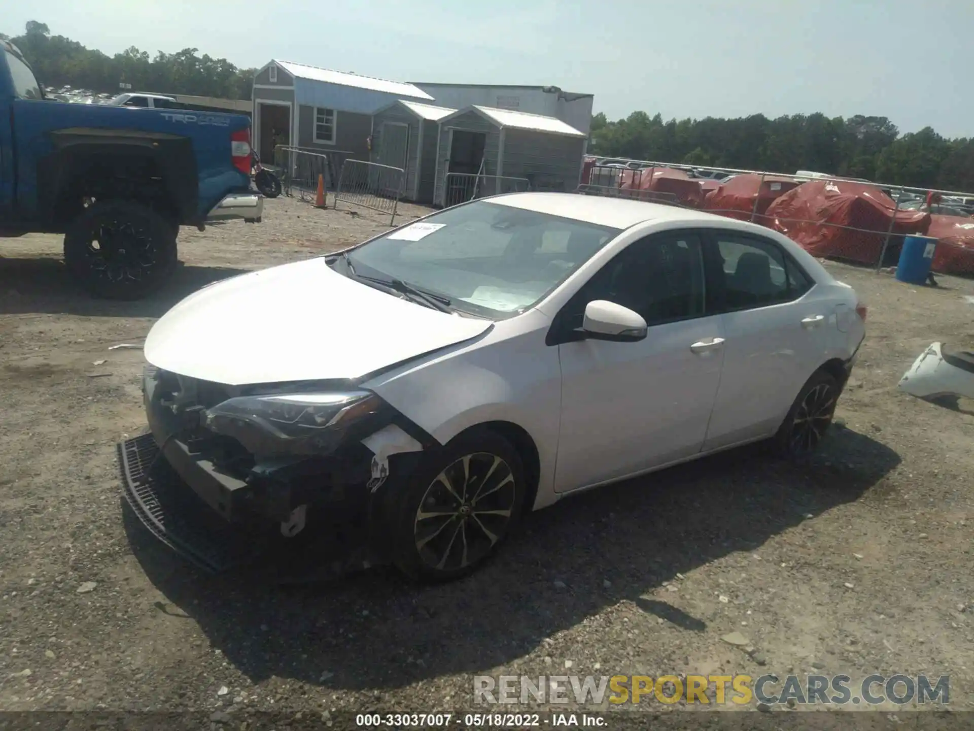 2 Photograph of a damaged car 2T1BURHE4KC238038 TOYOTA COROLLA 2019