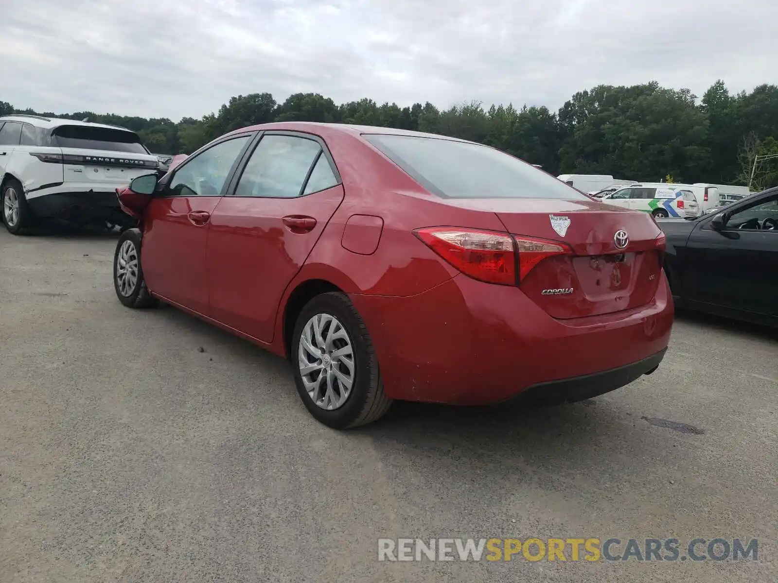 3 Photograph of a damaged car 2T1BURHE4KC238072 TOYOTA COROLLA 2019