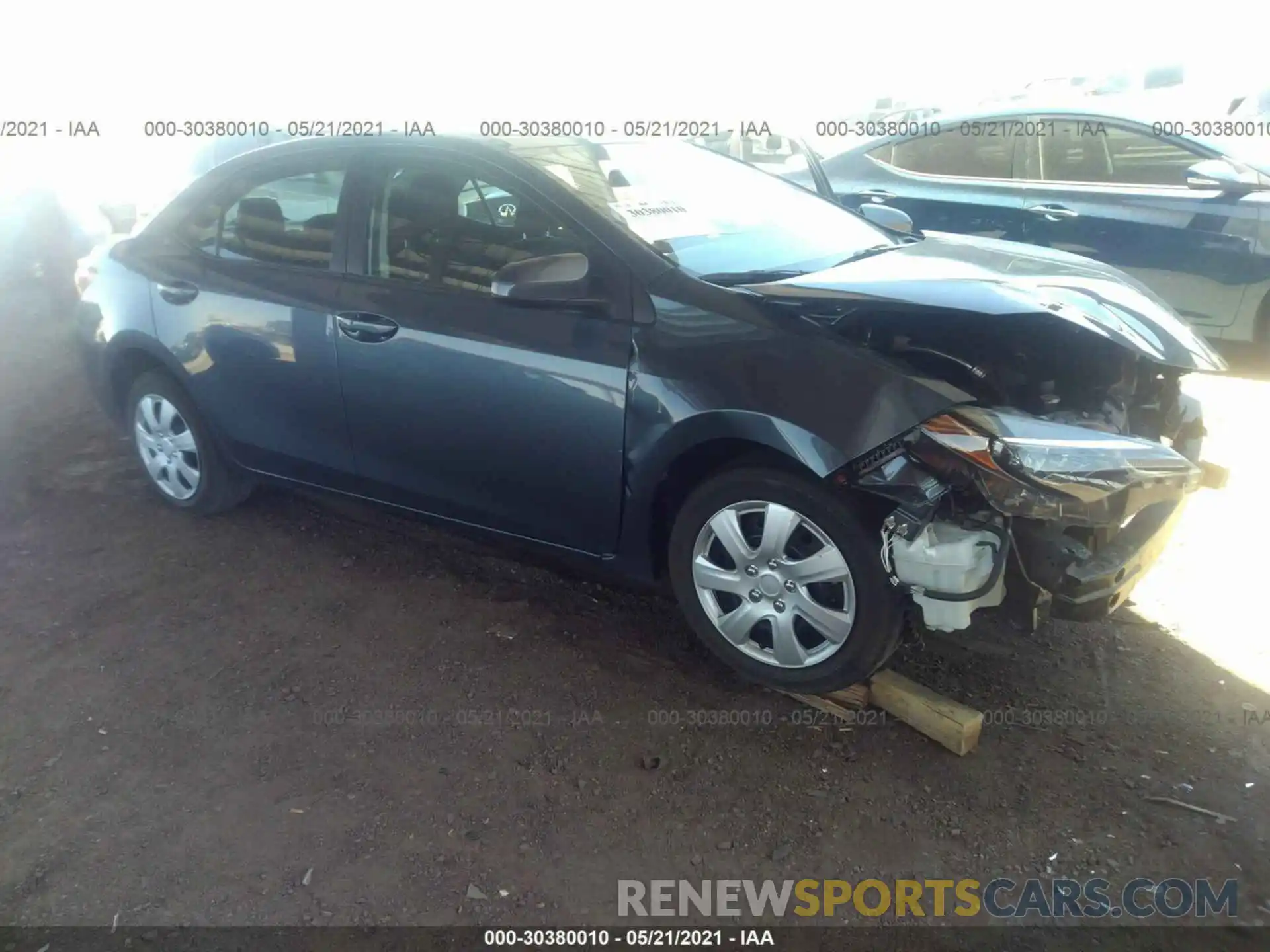 1 Photograph of a damaged car 2T1BURHE4KC238444 TOYOTA COROLLA 2019