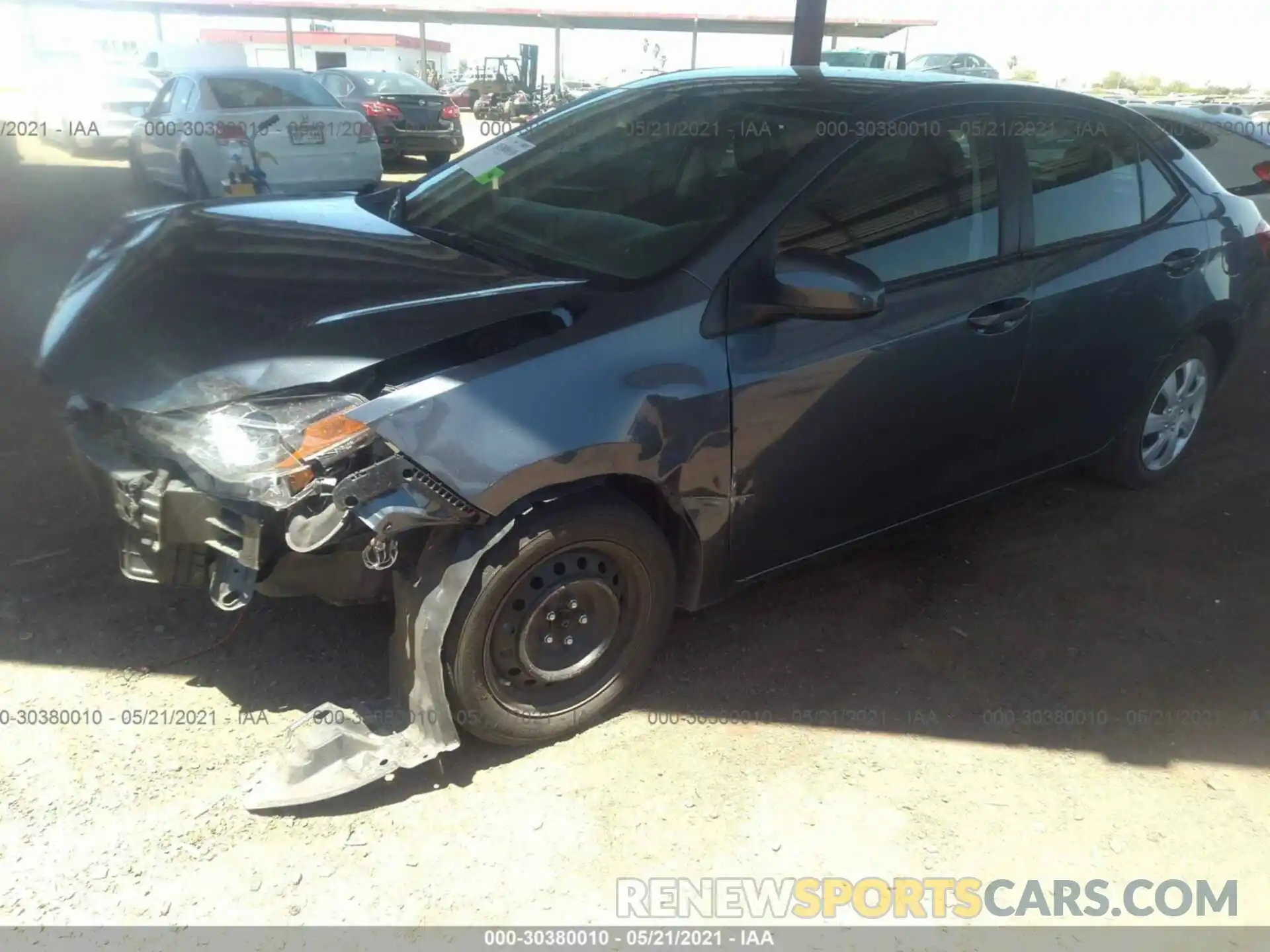 2 Photograph of a damaged car 2T1BURHE4KC238444 TOYOTA COROLLA 2019