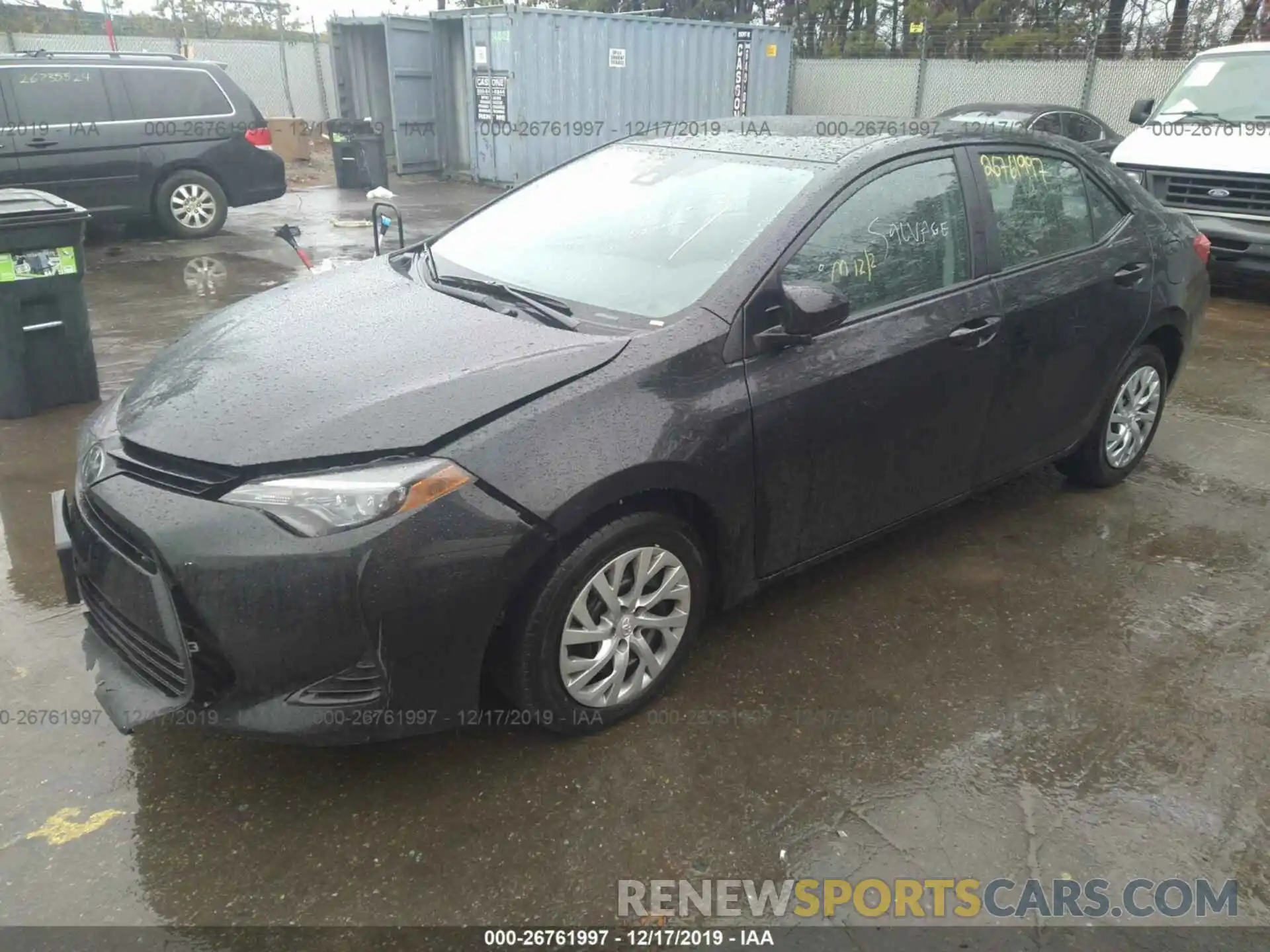 2 Photograph of a damaged car 2T1BURHE4KC239013 TOYOTA COROLLA 2019