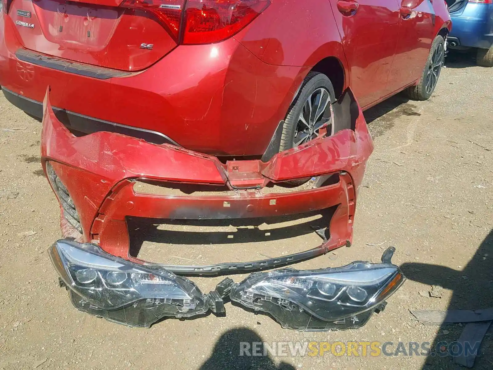 9 Photograph of a damaged car 2T1BURHE4KC239481 TOYOTA COROLLA 2019