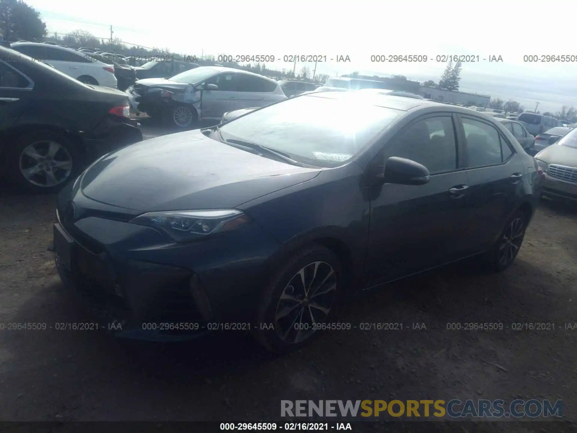 2 Photograph of a damaged car 2T1BURHE4KC239495 TOYOTA COROLLA 2019