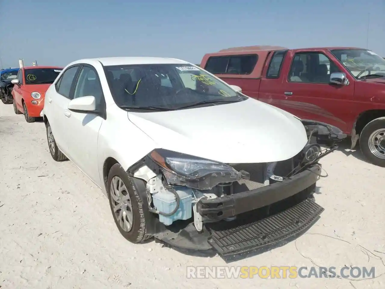 1 Photograph of a damaged car 2T1BURHE4KC239559 TOYOTA COROLLA 2019