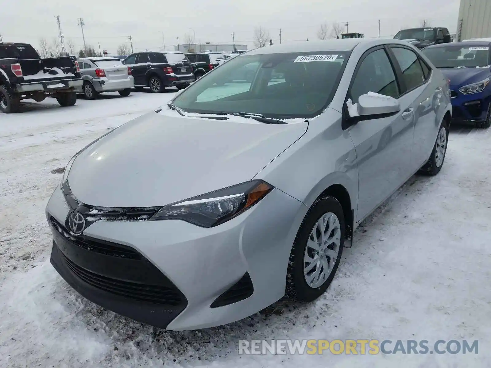 2 Photograph of a damaged car 2T1BURHE4KC239903 TOYOTA COROLLA 2019