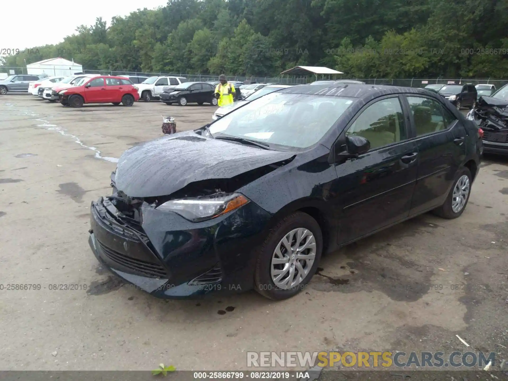 2 Photograph of a damaged car 2T1BURHE4KC239982 TOYOTA COROLLA 2019