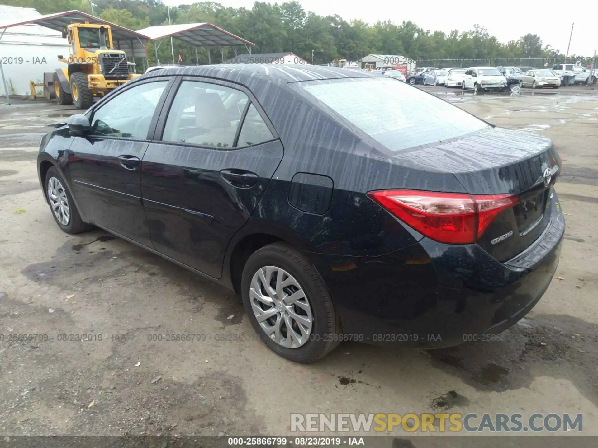 3 Photograph of a damaged car 2T1BURHE4KC239982 TOYOTA COROLLA 2019