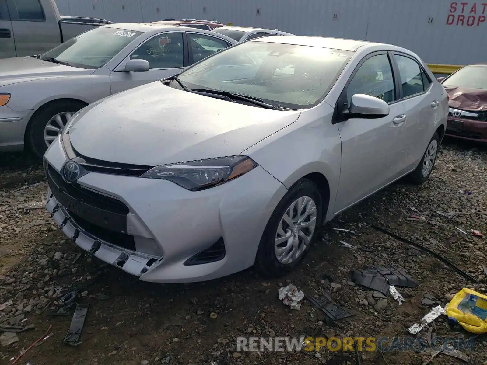 2 Photograph of a damaged car 2T1BURHE4KC240842 TOYOTA COROLLA 2019