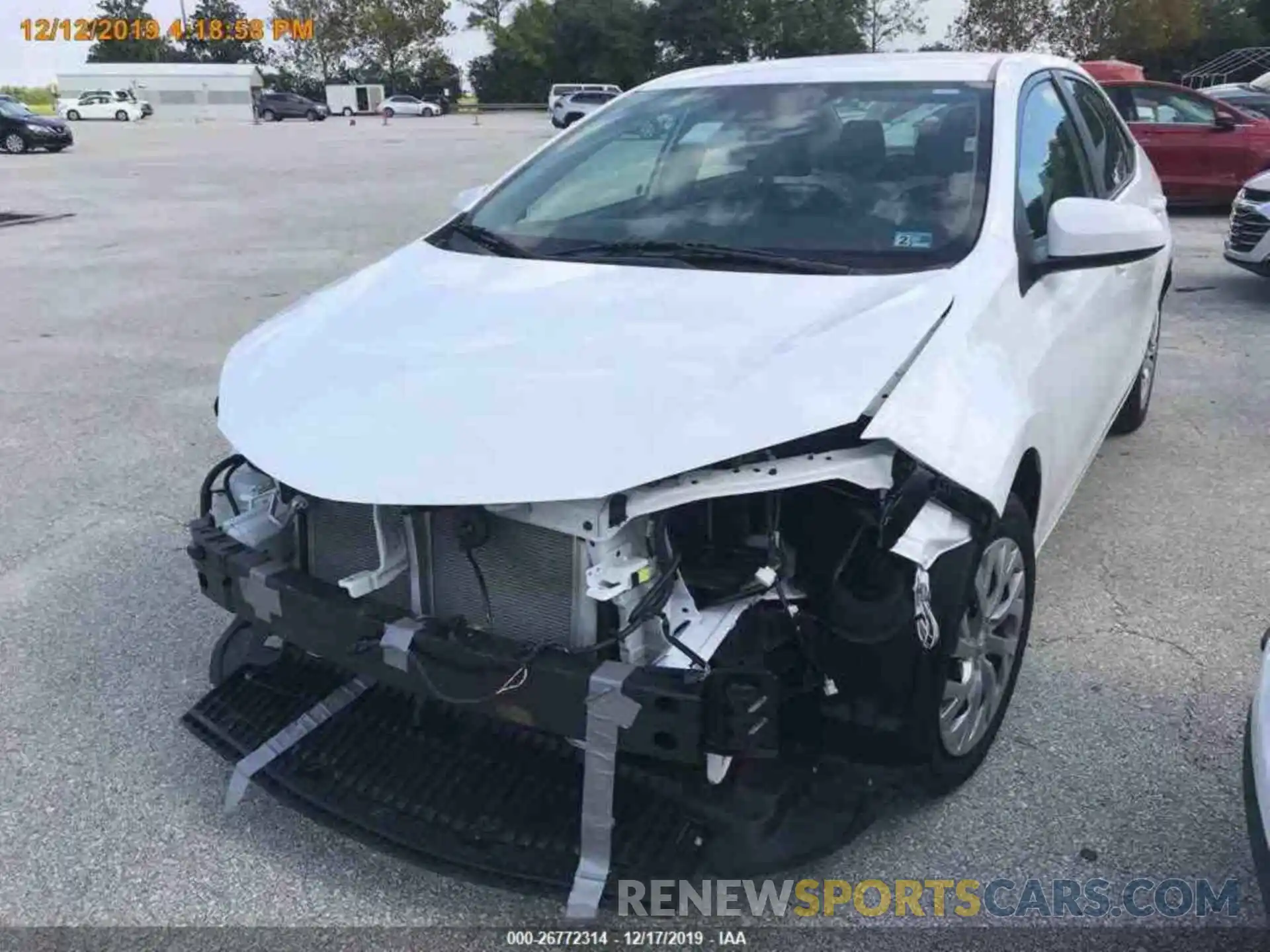 14 Photograph of a damaged car 2T1BURHE4KC240873 TOYOTA COROLLA 2019