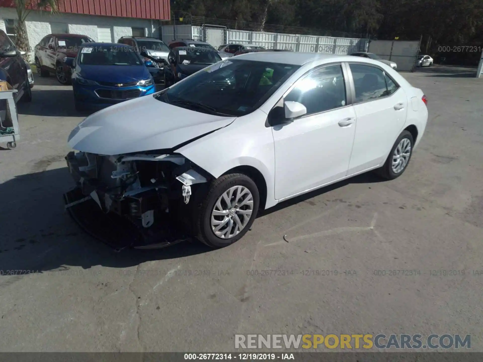 2 Photograph of a damaged car 2T1BURHE4KC240873 TOYOTA COROLLA 2019