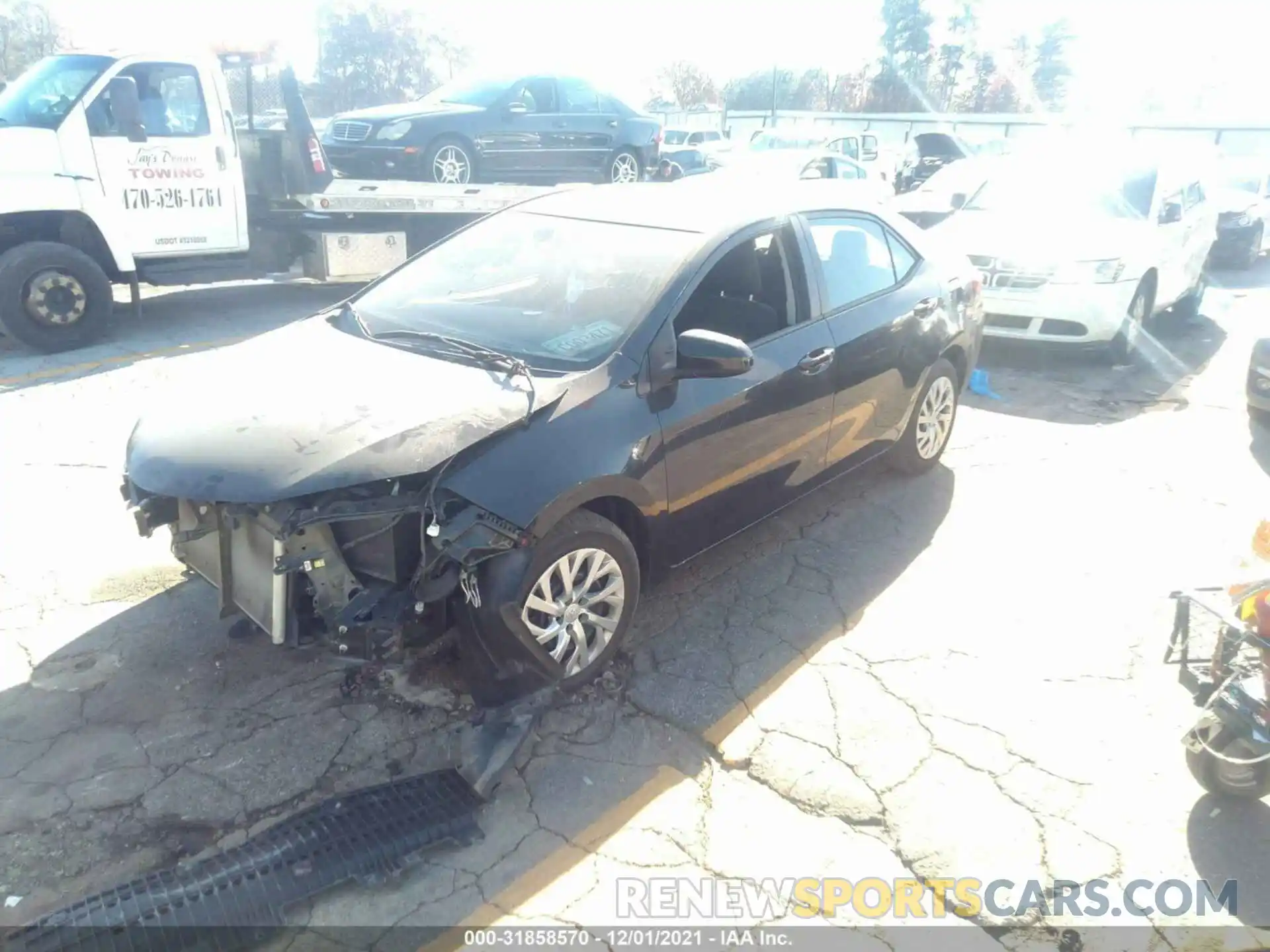 2 Photograph of a damaged car 2T1BURHE4KC240887 TOYOTA COROLLA 2019