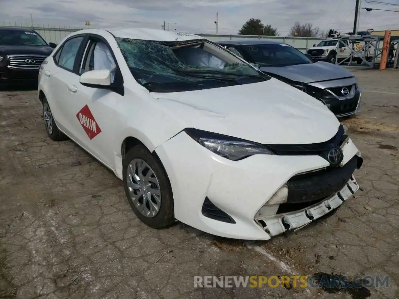 1 Photograph of a damaged car 2T1BURHE4KC241005 TOYOTA COROLLA 2019