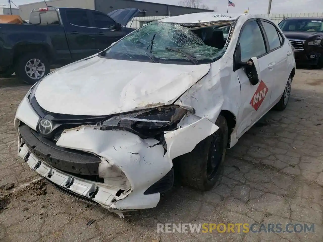 2 Photograph of a damaged car 2T1BURHE4KC241005 TOYOTA COROLLA 2019