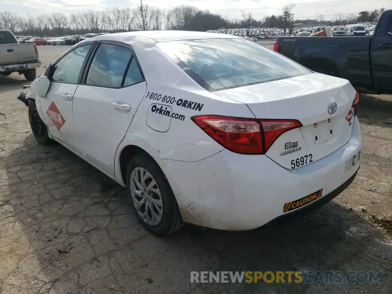 3 Photograph of a damaged car 2T1BURHE4KC241005 TOYOTA COROLLA 2019