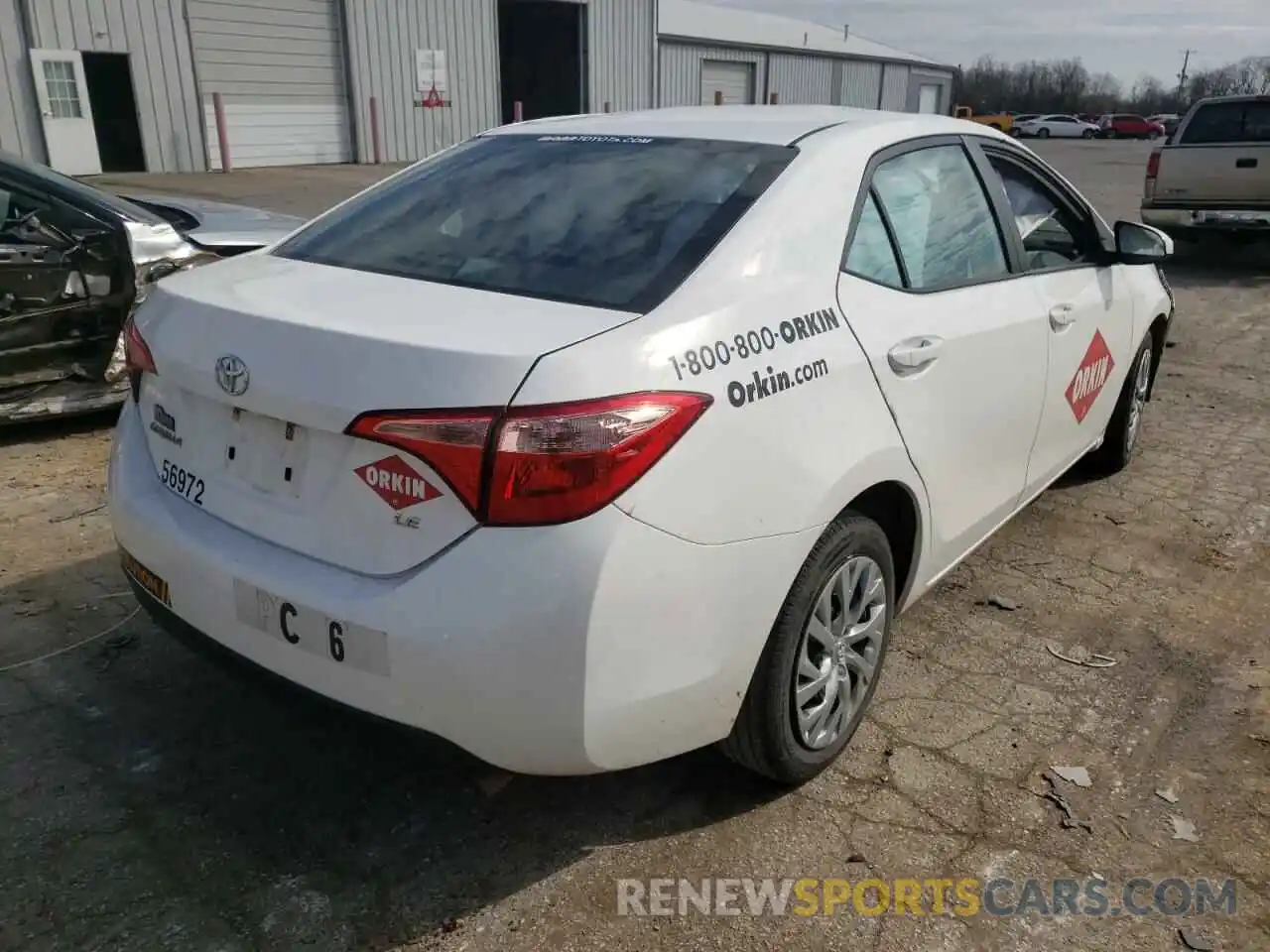 4 Фотография поврежденного автомобиля 2T1BURHE4KC241005 TOYOTA COROLLA 2019