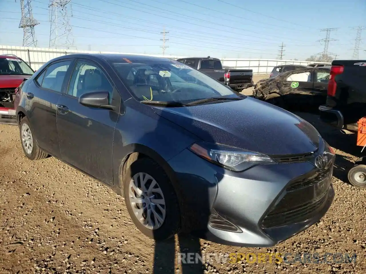 1 Photograph of a damaged car 2T1BURHE4KC241408 TOYOTA COROLLA 2019