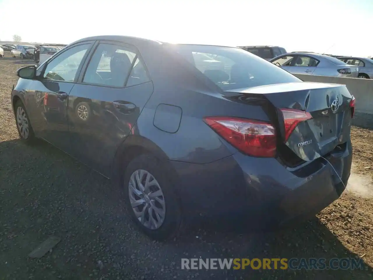 3 Photograph of a damaged car 2T1BURHE4KC241408 TOYOTA COROLLA 2019