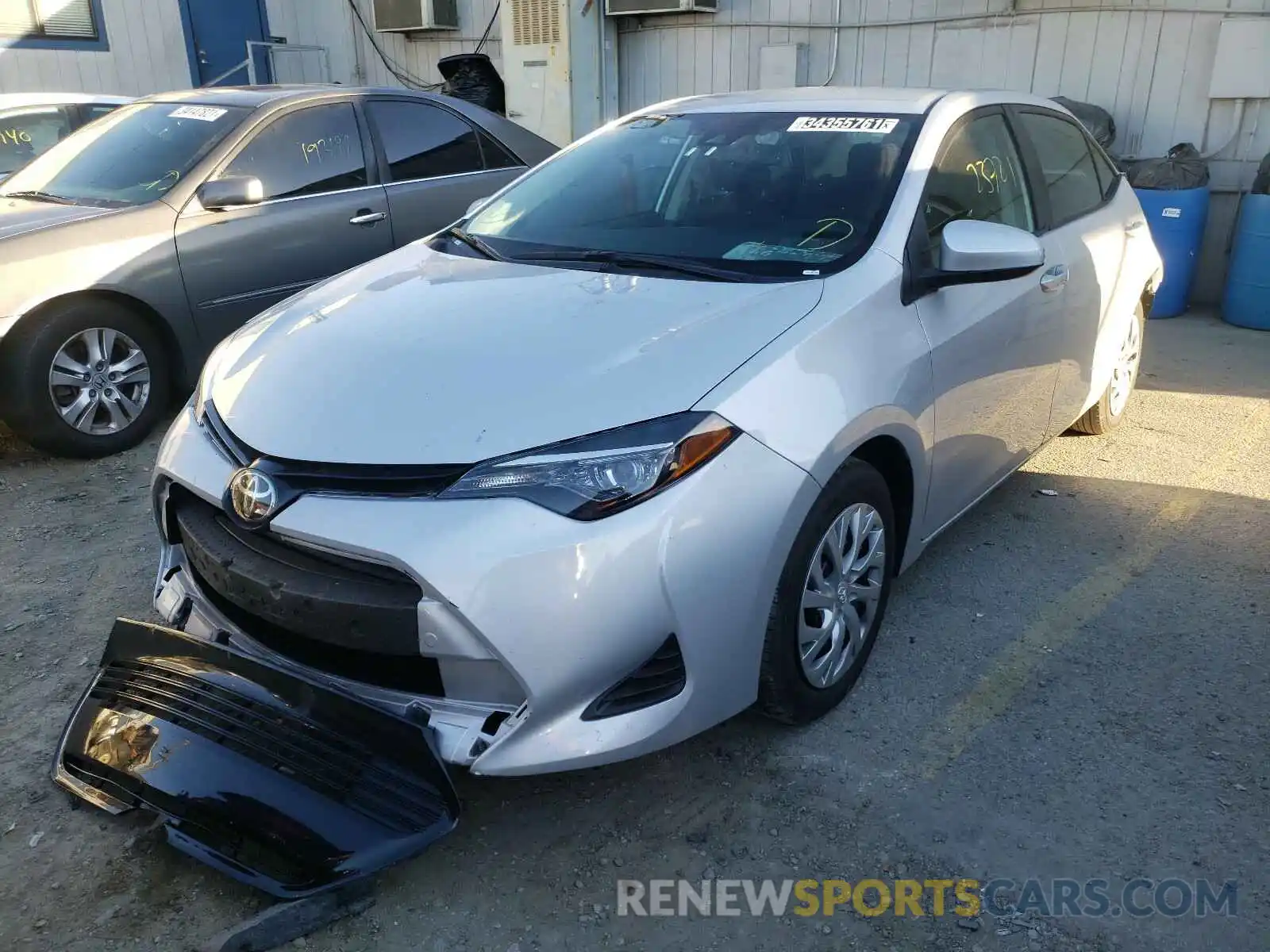 2 Photograph of a damaged car 2T1BURHE4KC241411 TOYOTA COROLLA 2019