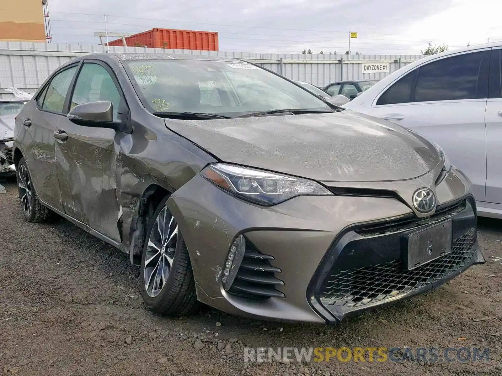 1 Photograph of a damaged car 2T1BURHE4KC241635 TOYOTA COROLLA 2019