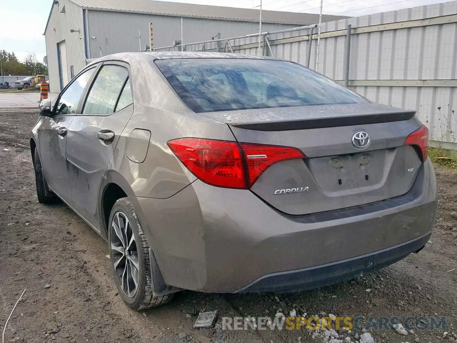 3 Photograph of a damaged car 2T1BURHE4KC241635 TOYOTA COROLLA 2019