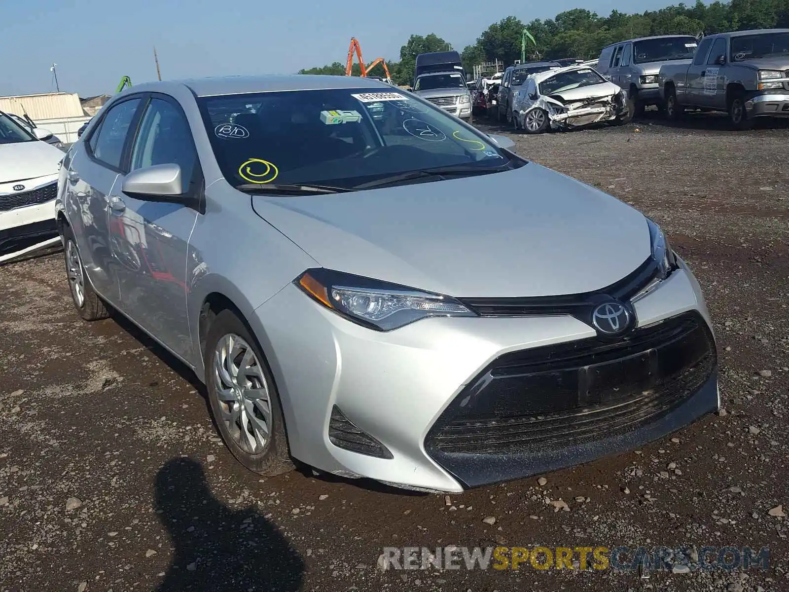 1 Photograph of a damaged car 2T1BURHE4KC241733 TOYOTA COROLLA 2019