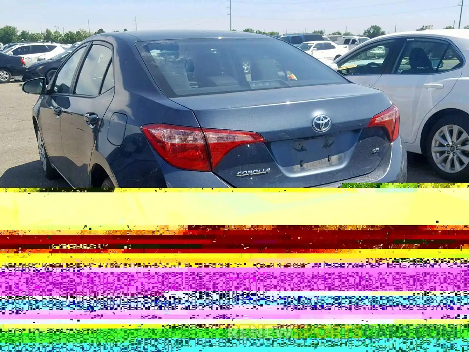 3 Photograph of a damaged car 2T1BURHE4KC241926 TOYOTA COROLLA 2019